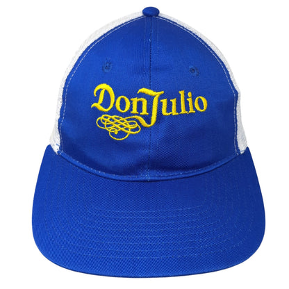 Don Julio Snapback Trucker Hat Blue One Size Mesh Back Colorblock