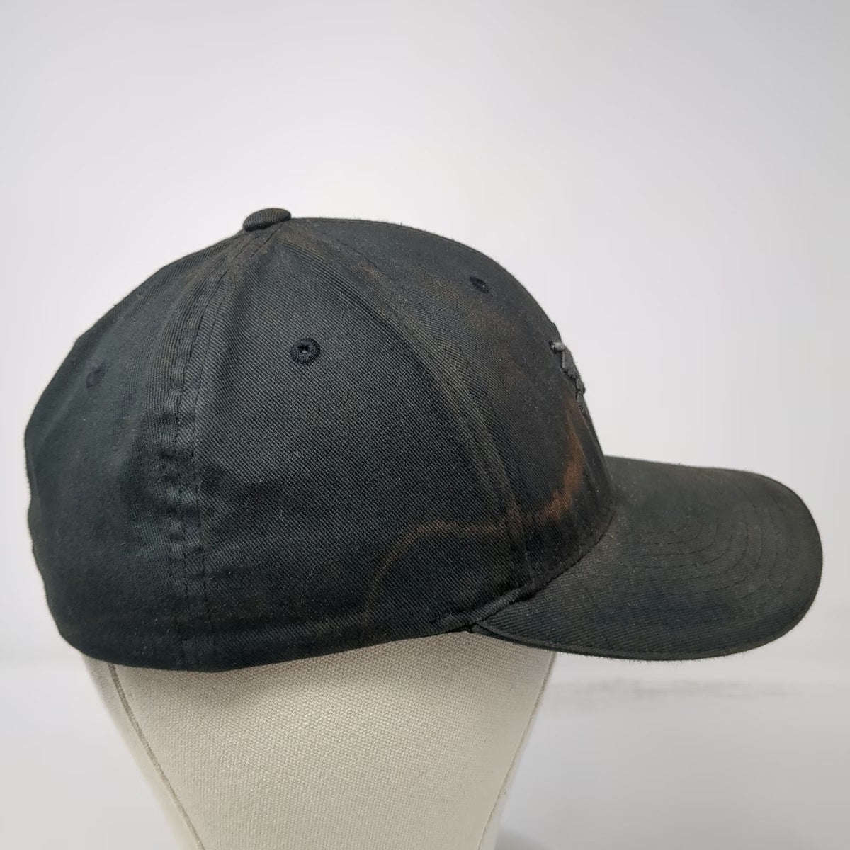 Arc'teryx Baseball Cap Black One Size Flexfit Skeleton Logo Cotton Curved Hat