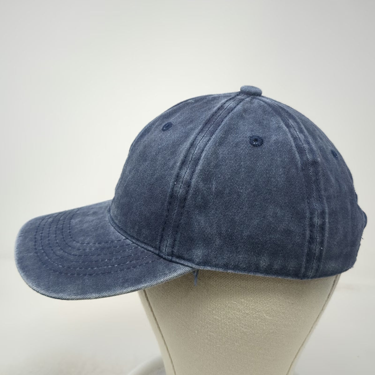 M.C.W. Perigee Group Blue OSFM Baseball Cap Slideback Washed Cotton Twill Hat