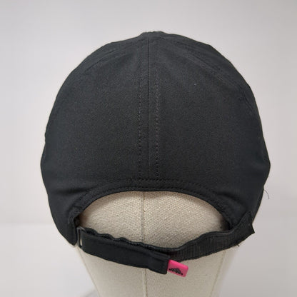 Adidas Adizero Strapback Hat Black One Size Adjustable Embroidered 6 Panel