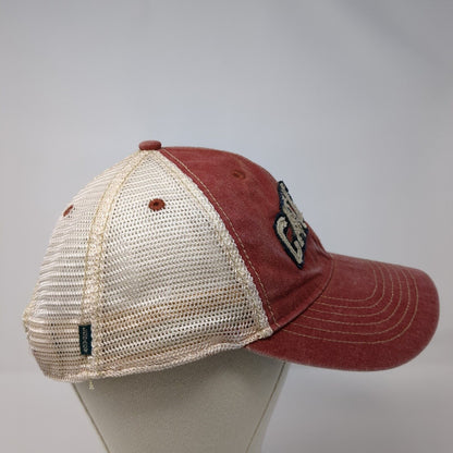 Catalina Snapback Mesh Back Trucker Hat Red OSFA Colorblock Legacy