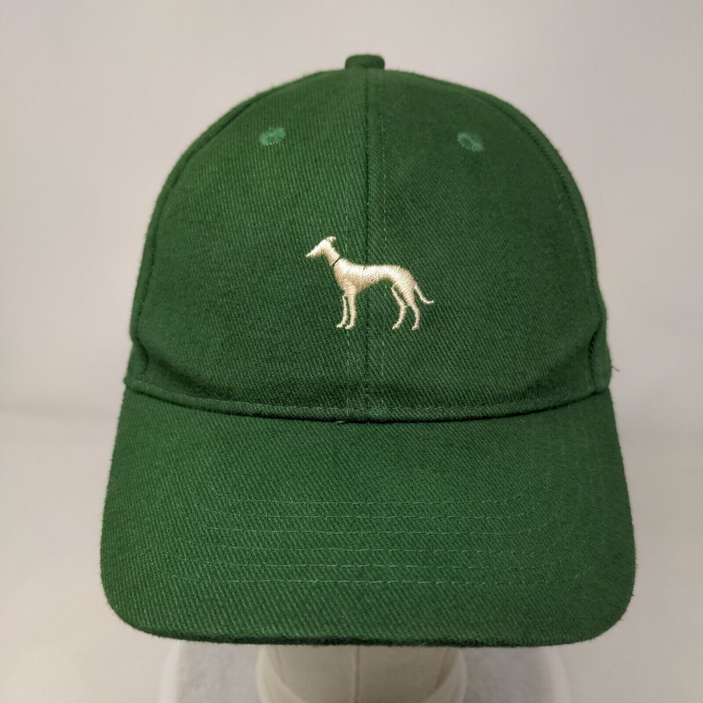 Hunter Slideback Hat Green One Size Adjustable Embroidered Vented Holes