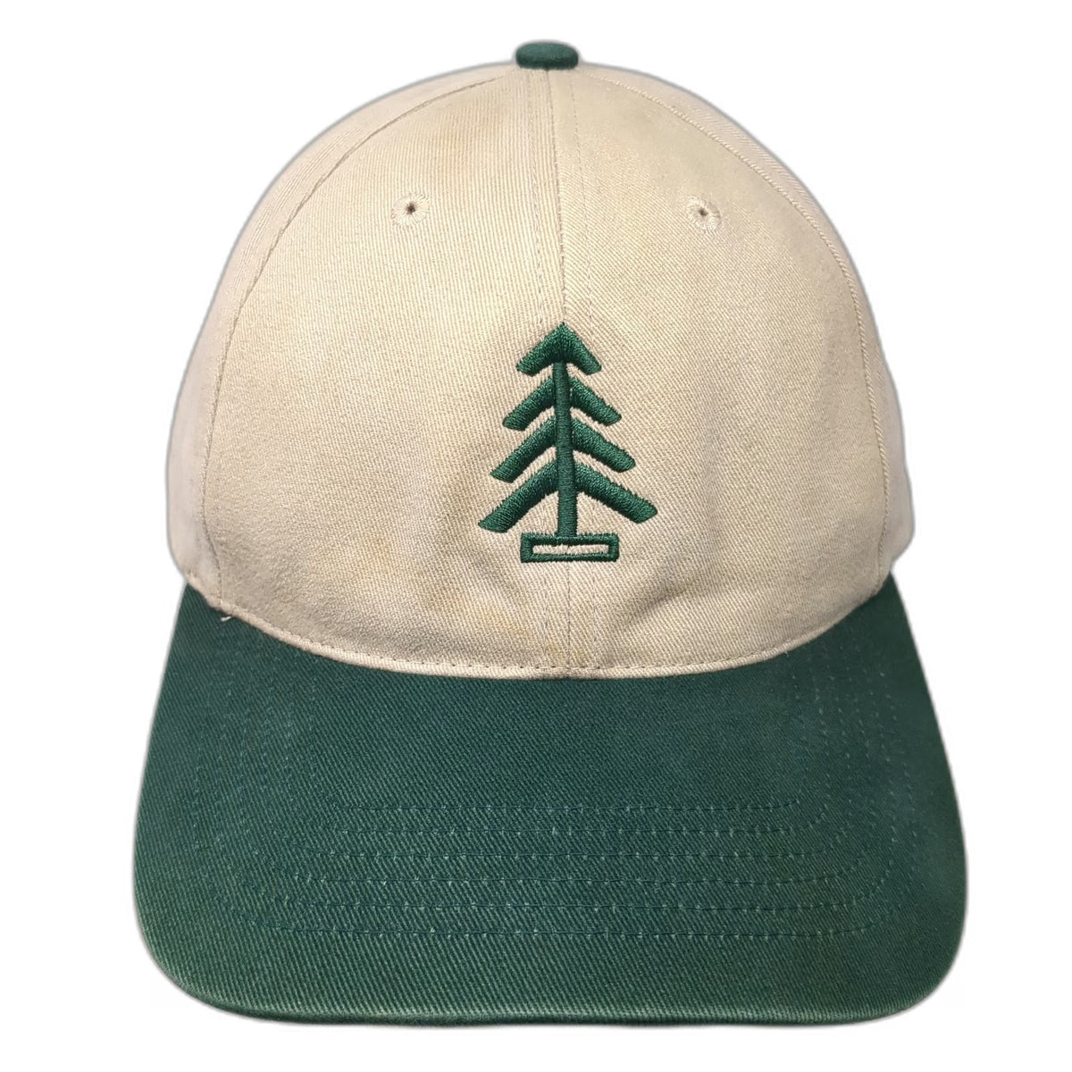 Richardson Baseball Cap Beige Green One Size Yule Tree Farms Hat 203 Strapback
