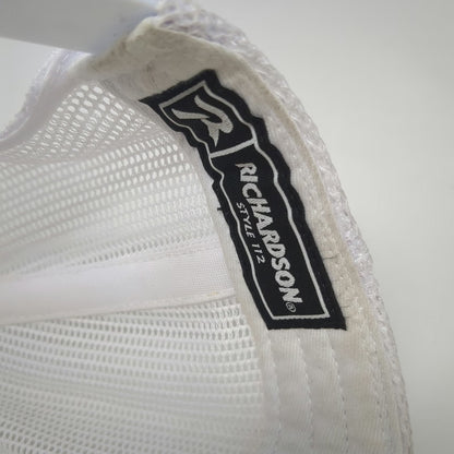 Richardson Trucker Hat Beige White Green One Size Mesh Snapback St Thomas USVI