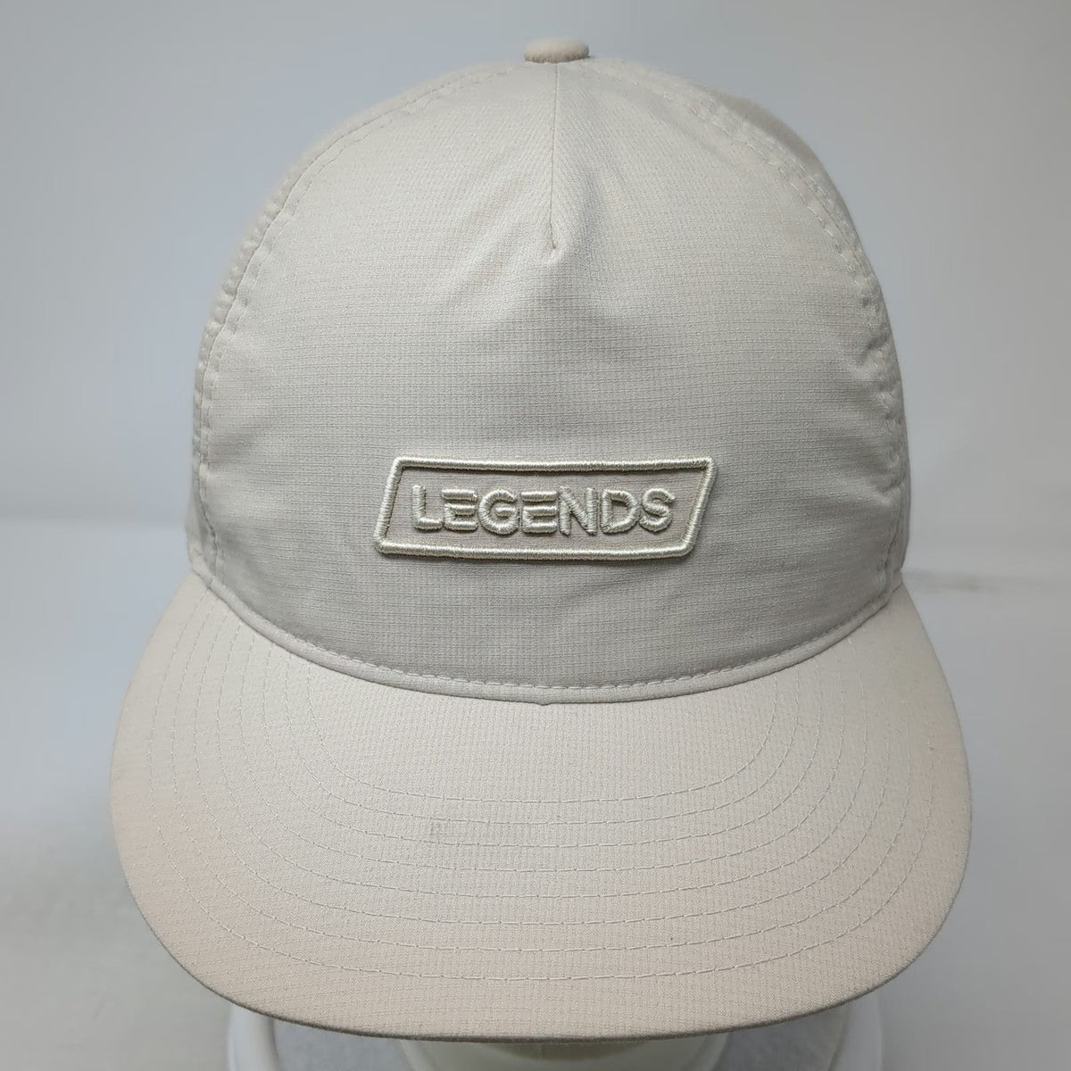 Legends 5 Panel Beige Hat One Size Snapback Polyester Work Hard Stay Humble