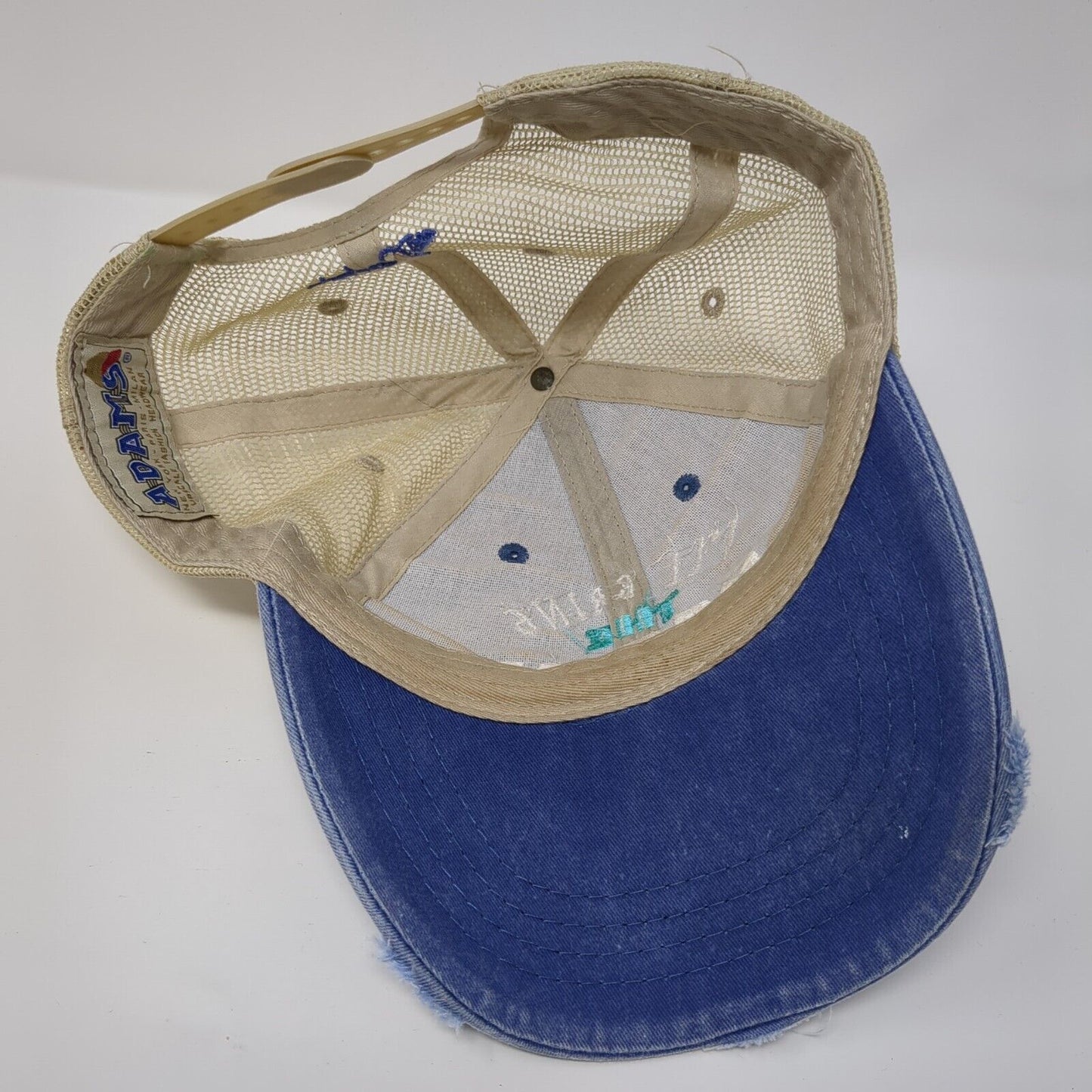 I'll Bring The Party Snapback Trucker Hat Multicolor OS Mesh Back Distressed