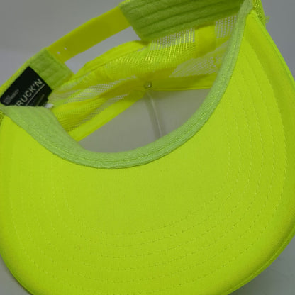 Port Authority Trucker Hat Green White Blue One Size Mesh Back Foam Golf Hat