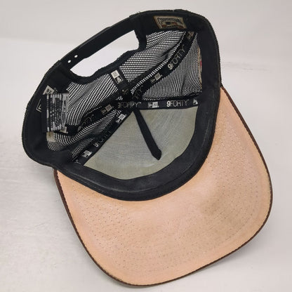 New Era Trucker Hat Black One Size MLB LA Dodgers 50th Anniversary Snapback