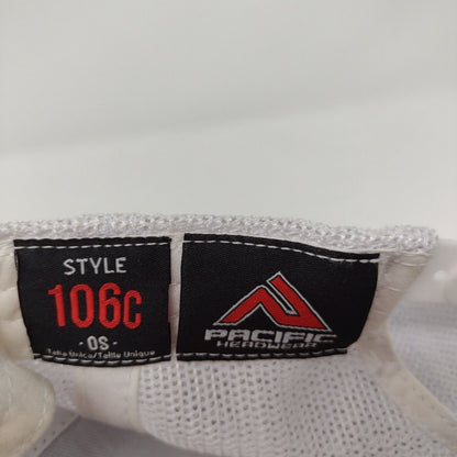 Pacific Headwear Snapback Mesh Back Trucker Hat Gray One Size Embroidered