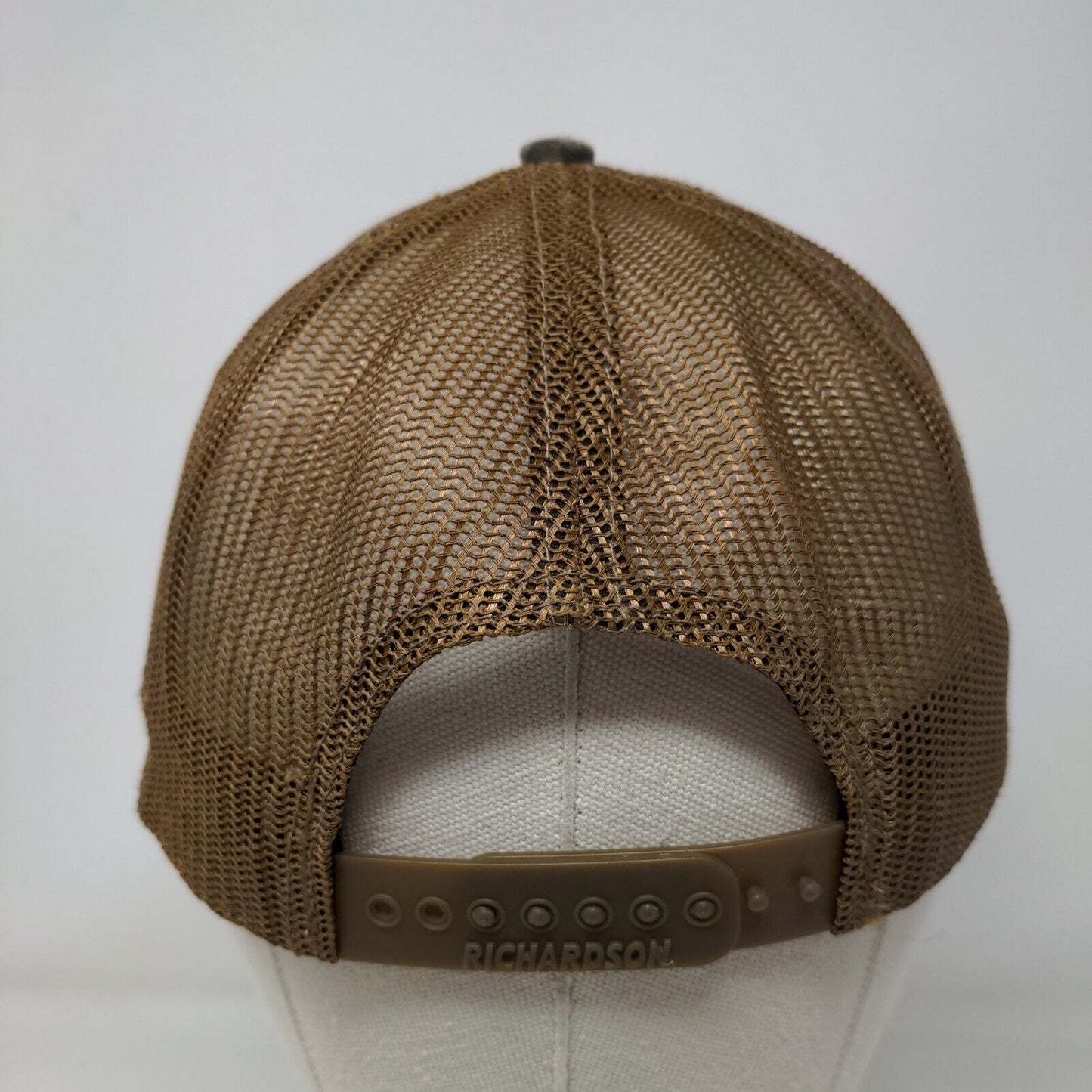 Comtrain Snapback Mesh Back Trucker Hat Camo One Size Embroidered