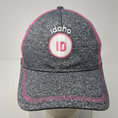 Idaho ID Strapback Hat Gray One Size Adjustable Embroidered 6 Panel Paramount