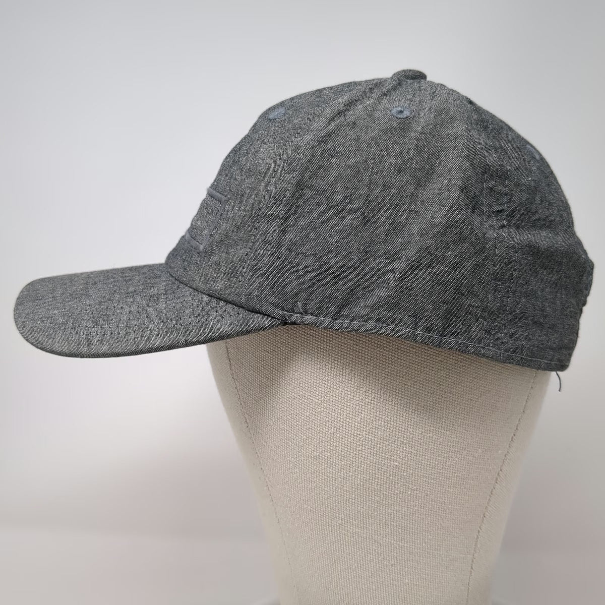Adidas Baseball Cap Gray One Size Cotton Slideback Tonal Logo Climalite Hat