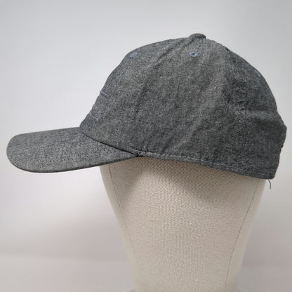 Adidas Baseball Cap Gray One Size Cotton Slideback Tonal Logo Climalite Hat