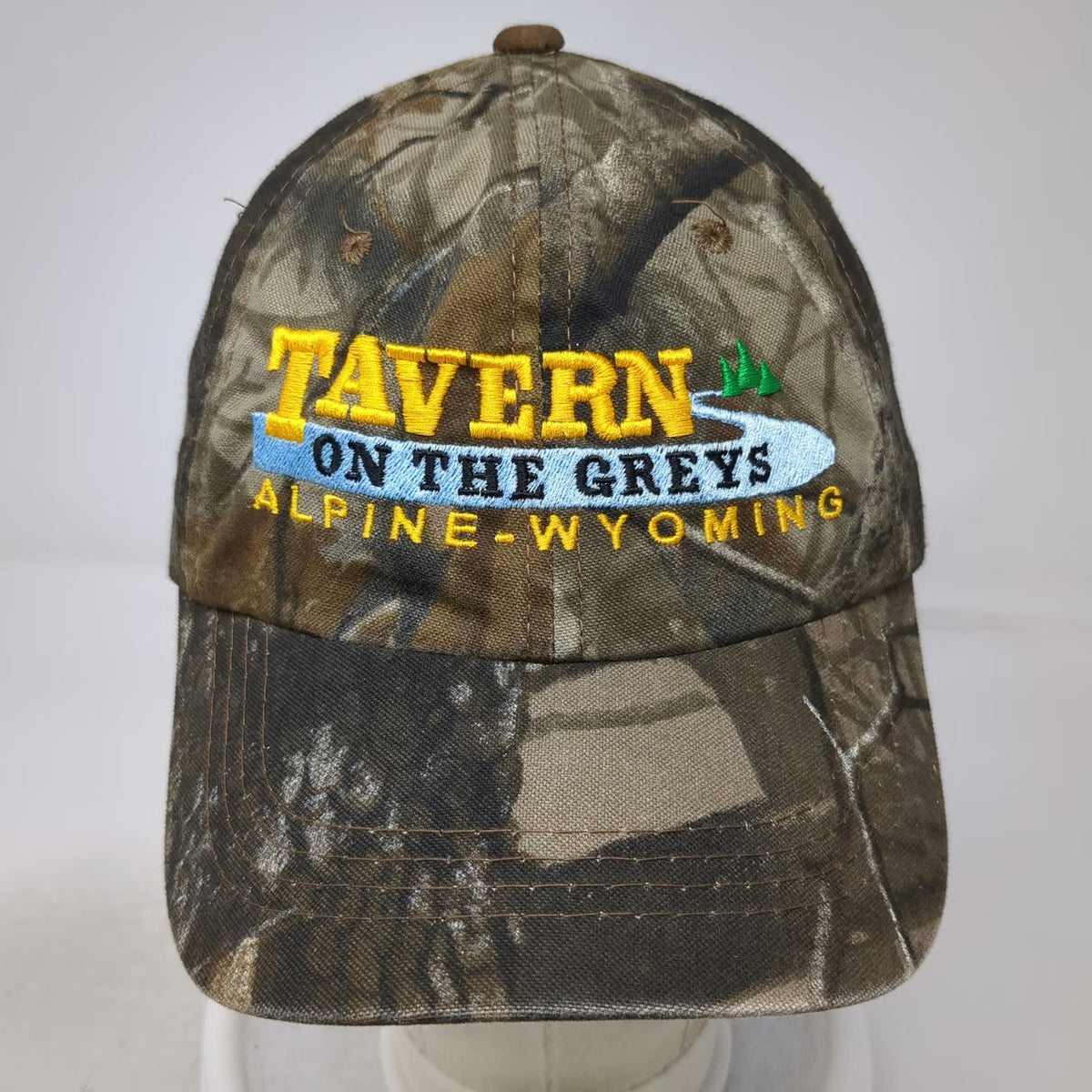 Port Authority Baseball Cap Brown One Size Camo Tavern On The Greys Wyoming Hat