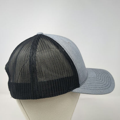 Richardson Trucker Hat Gray One Size L&O Automotive Piston Mesh Snapback Repair