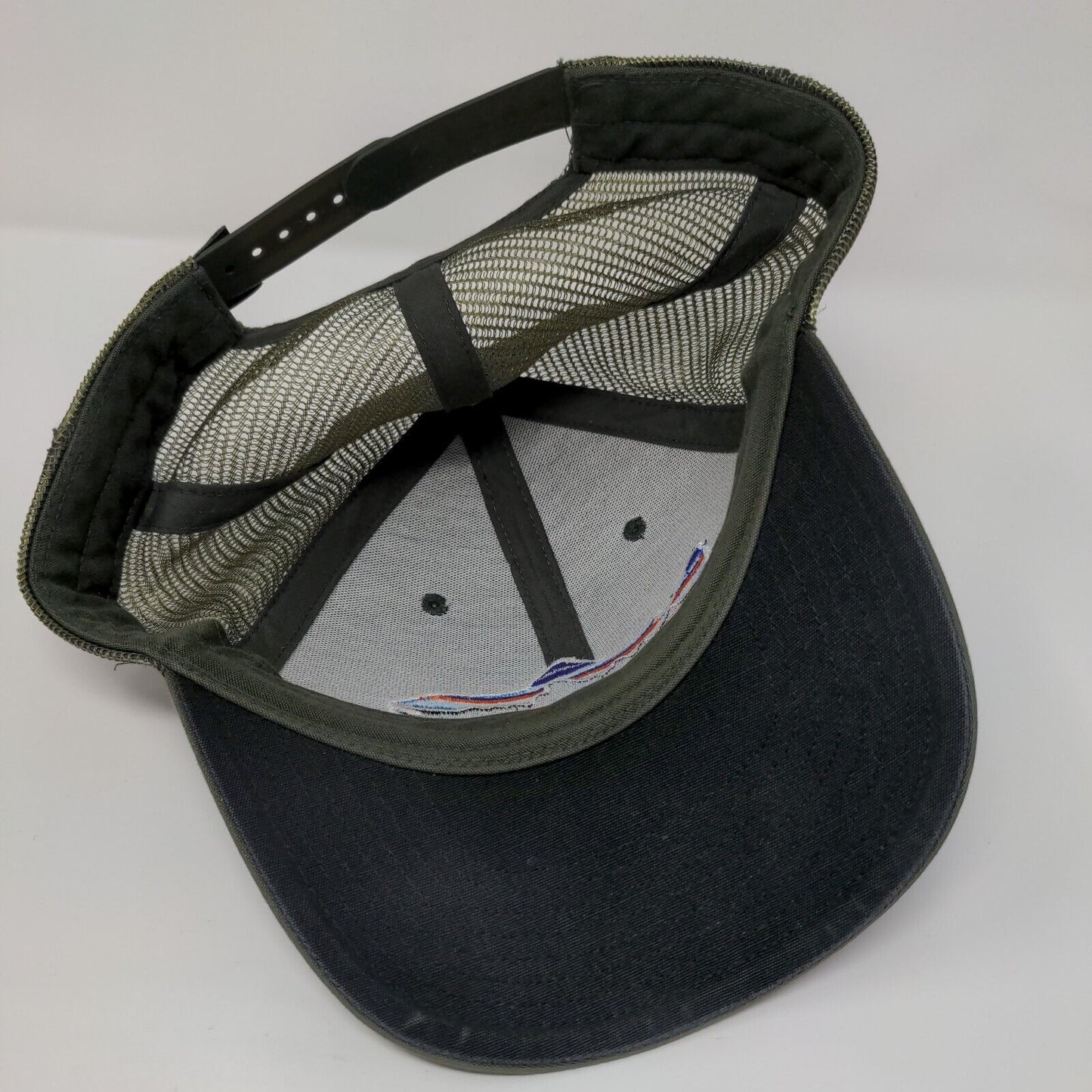 Patagonia Snapback Trucker Hat Green OSFA Adjustable Embroidered Mesh Back