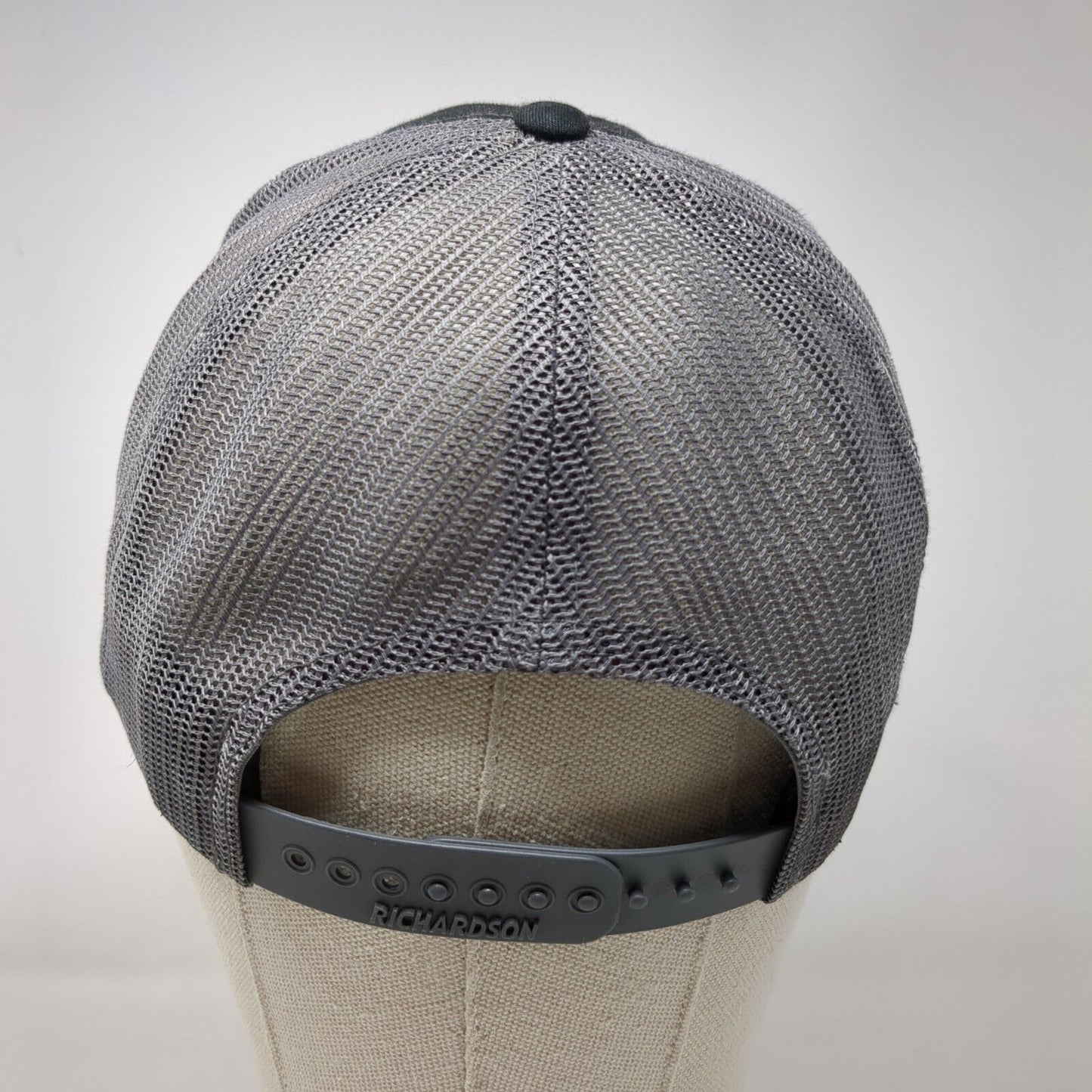 JTS Johnson Thermal Systems Snapback Trucker Hat Black OSFA Mesh Back Richardson