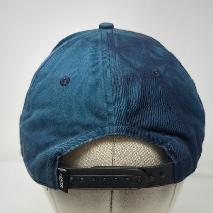Vans Snapback Blue Hat One Size Acid Wash Embroidered 1966 OTW Logo Skateboard
