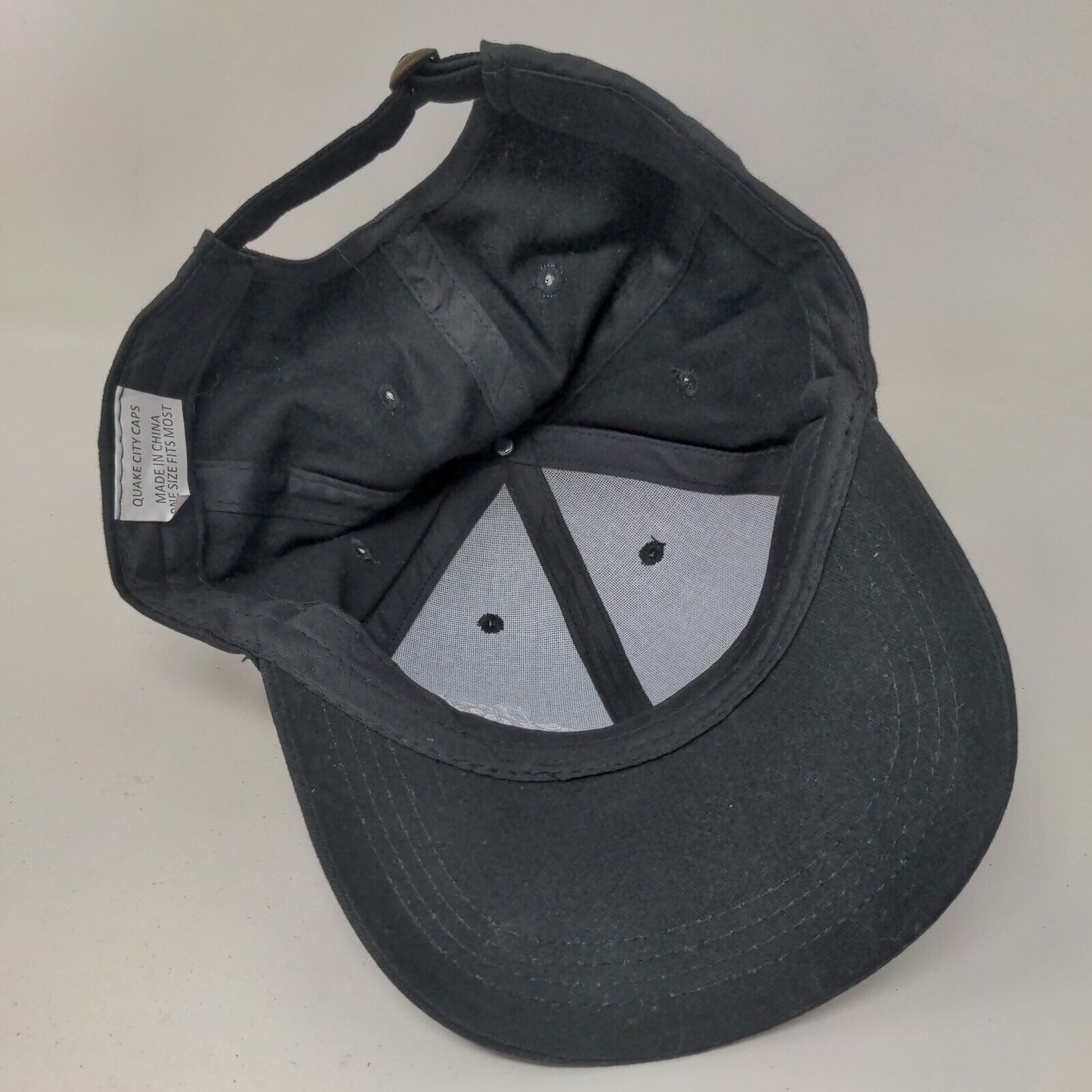 Jose Cuervo Slideback Hat Black OSFM Embroidered Quake City Caps