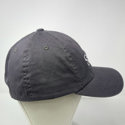 Port Authority Baseball Cap Gray XL Collector's Outpost Logo Fitted Stretch Hat
