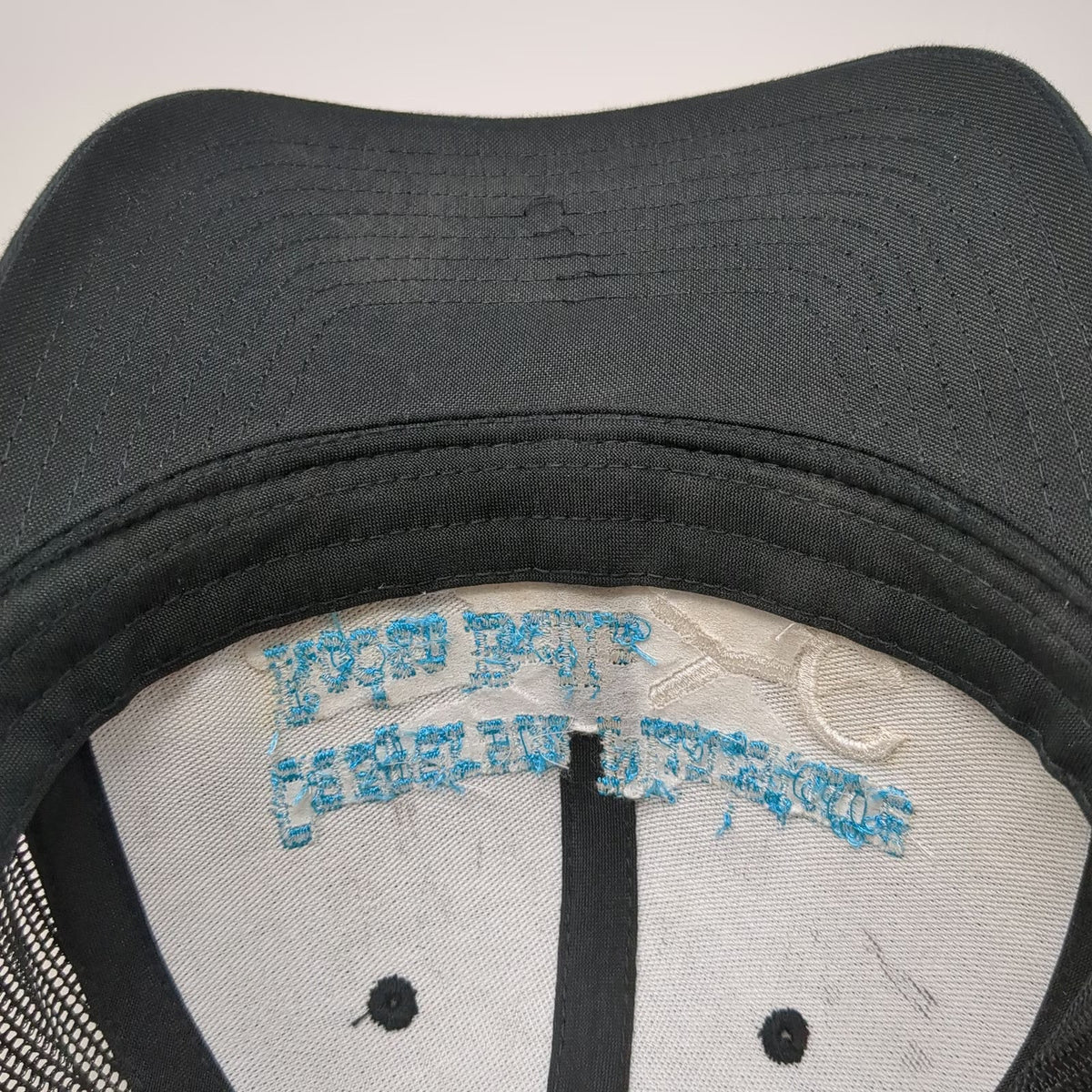 Yupoong Trucker Hat Black One Size Casperson Miniature Rodeo Bulls Snapback Mesh