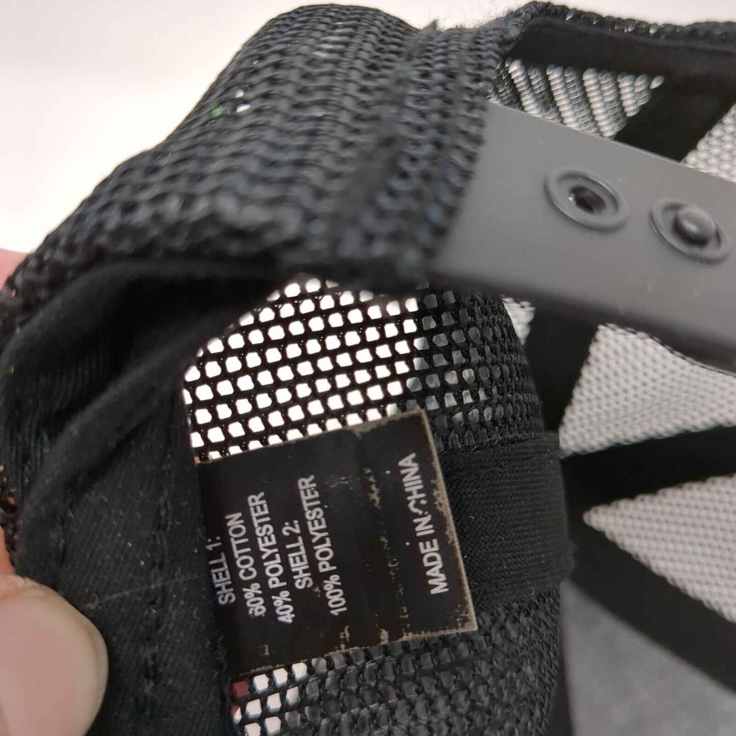 CWI Snapback Mesh Back Trucker Hat Gray One Size Adjustable Richardson