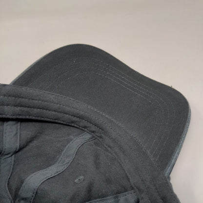 Wander Strapback Hat Gray One Size Adjustable Vented Holes 6 Panel Anvil Cotton