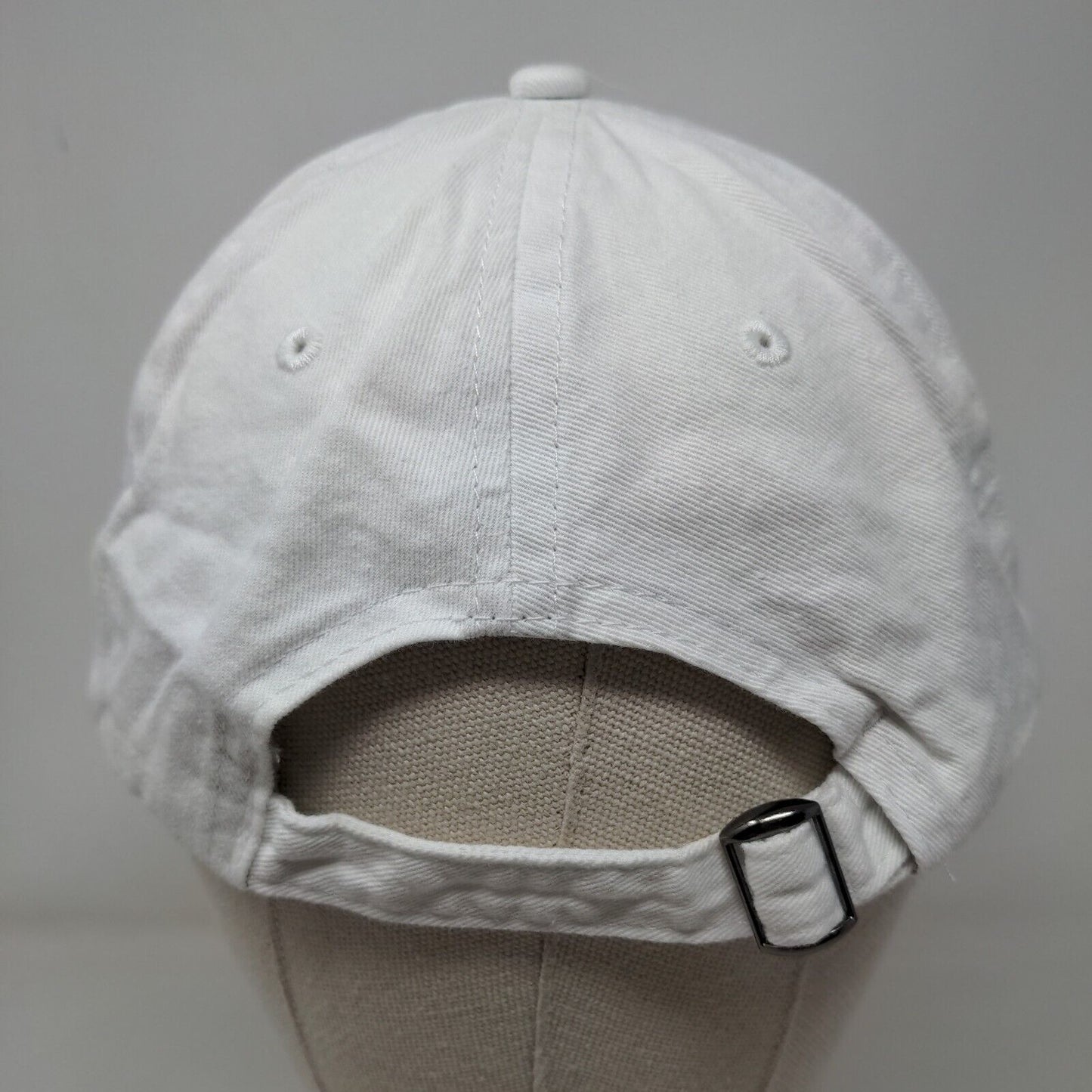 Endless Blessing Yoga Slideback Hat White One Size Adjustable Vented Holes