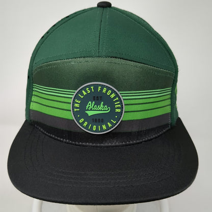 Robin Ruth 5 Panel Green One Size Alaska Moose Last Frontier Strapback Hat