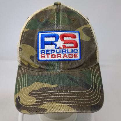 Headmost Trucker Hat Green Camo One Size Mesh Back Snapback Republic Storage