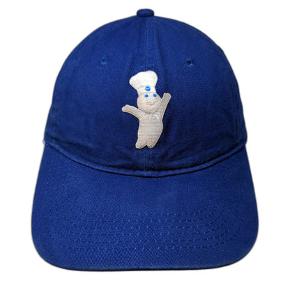 Port & Company Baseball Cap Blue One Size Pillsbury Doughboy Hat Slideback