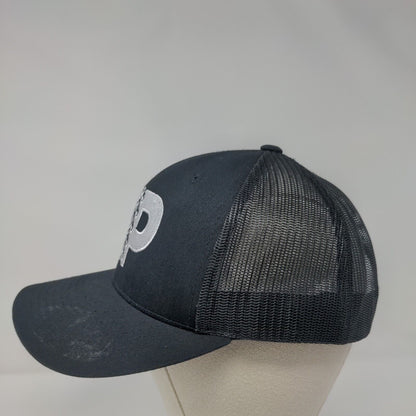 MP Snapback Mesh Back Trucker Hat Black One Size The Classics Yupoong