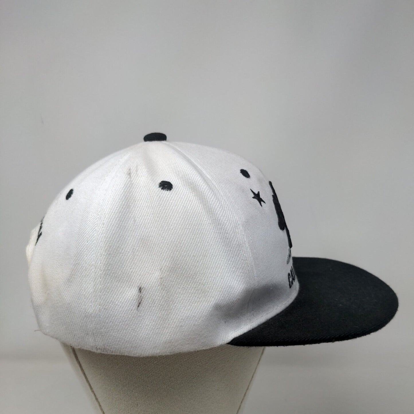 California Republic Snapback Hat White One Size Embroidered Howd