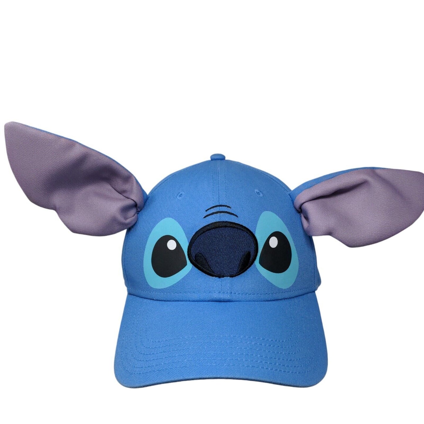 Stitch Ear Strapback Hat Blue One Size Adjustable Vent Holes Disney