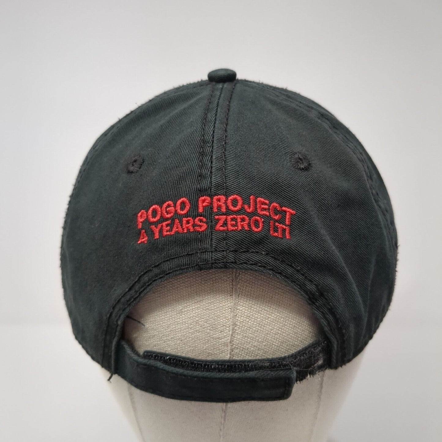 Redpath Logo Strapback Hat Black One Size Adjustable 6 Panel Otto
