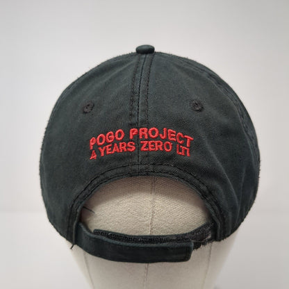 Redpath Logo Strapback Hat Black One Size Adjustable 6 Panel Otto