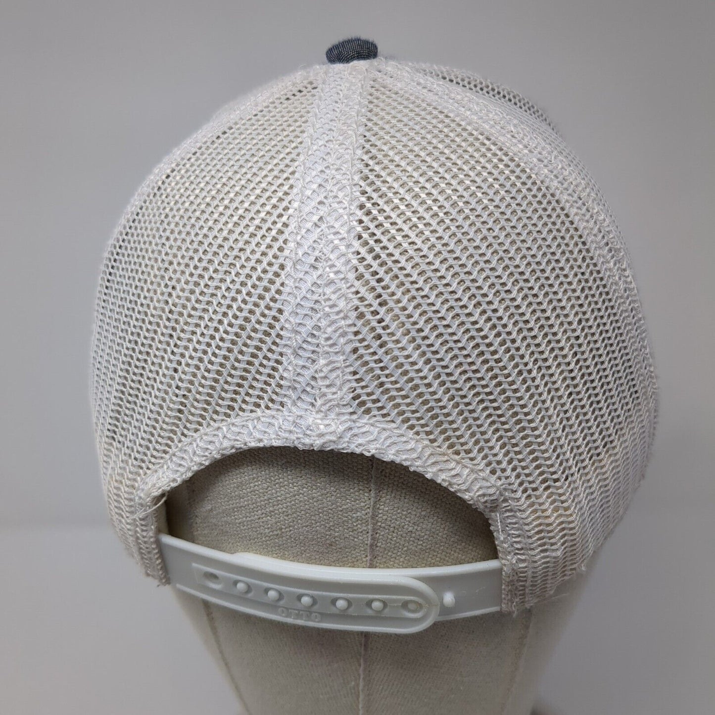 Sia's Italian Ice Snapback Mesh Back Trucker Hat Gray One Size Otto