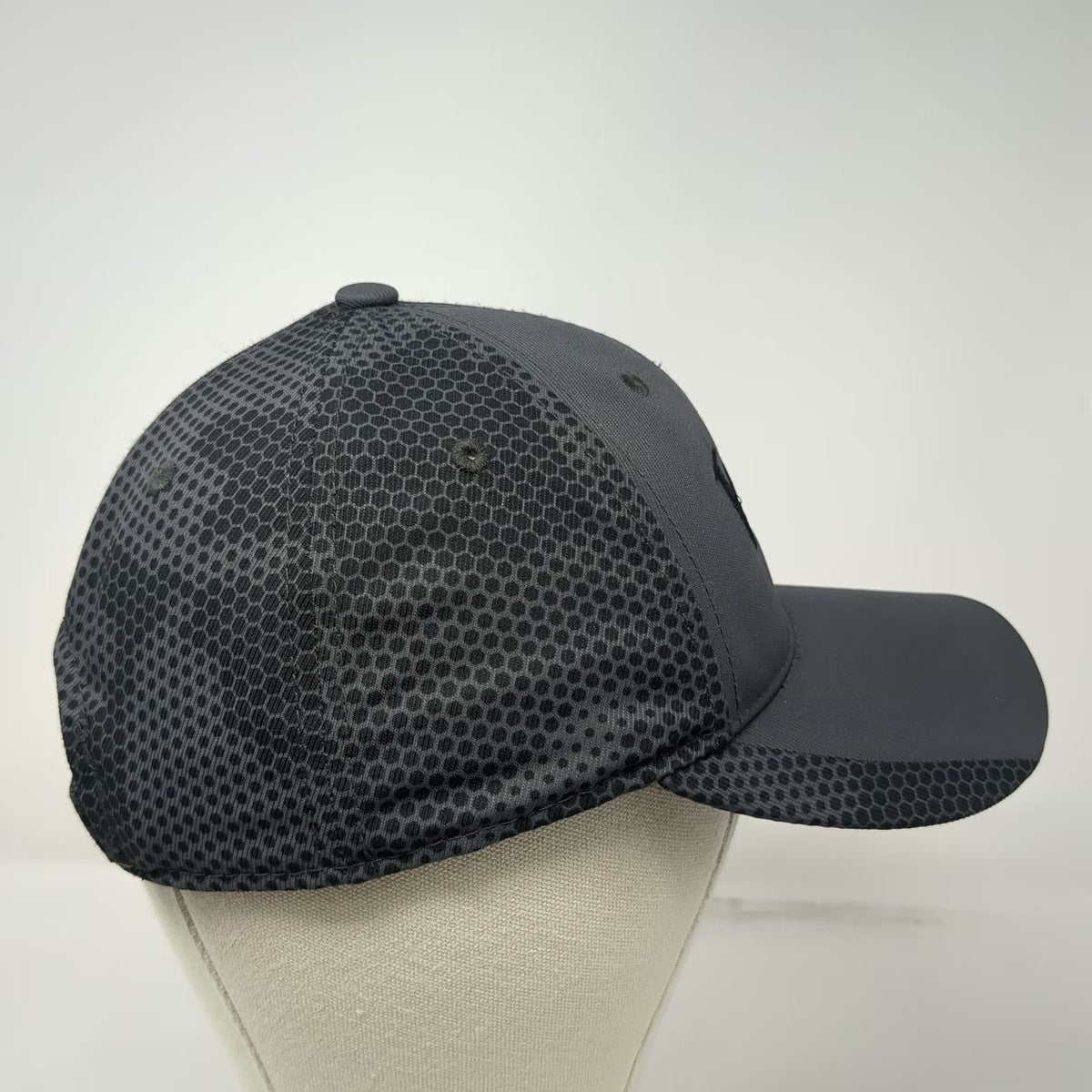 Sport-Tek Baseball Cap Gray One Size Fresca Soda Embroidery Hexagon Pattern Hat
