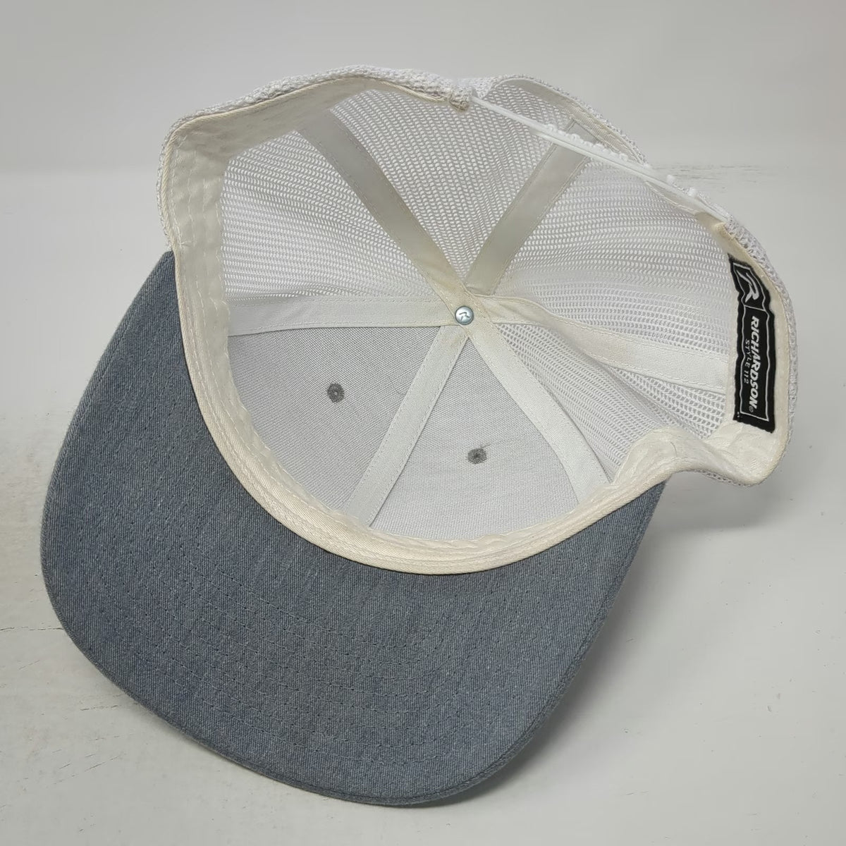 Richardson Trucker Hat Gray One Size Modern Machinery Komatsu Mesh Snapback