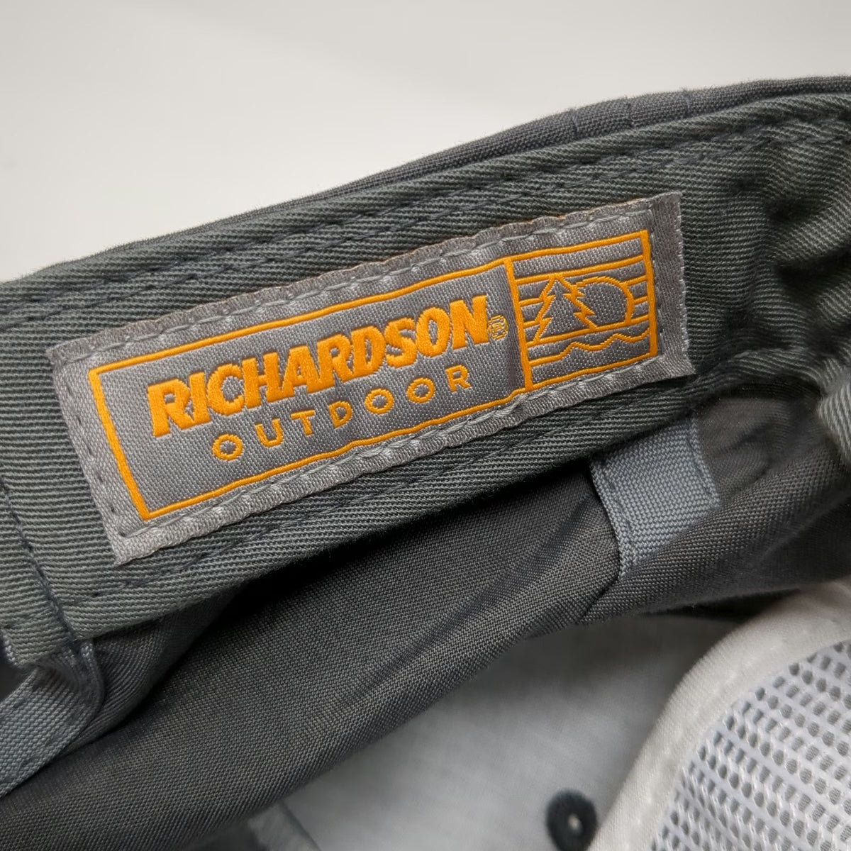 Richardson 5 Panel Gray Hat One Size Rope Brundage Mountain Patch Snapback