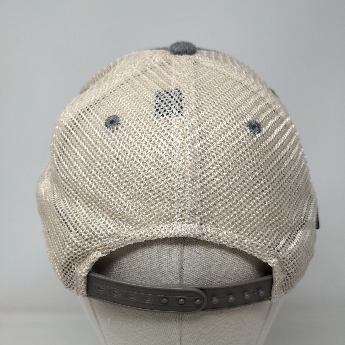 Blackfly Snapback Trucker Hat Gray One Size Adjustable Mesh Back Legacy Wool