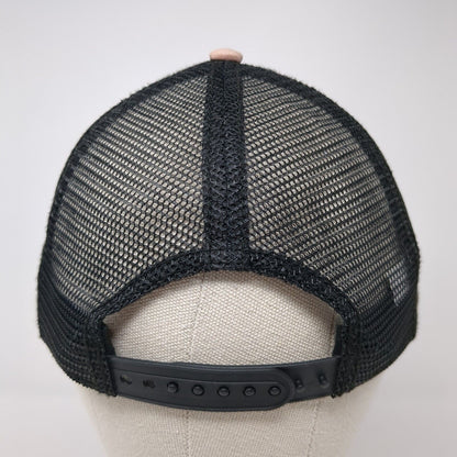 Mountains Snapback Mesh Back Trucker Hat Multi One Size Colorblock