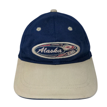 Alaska Strapback Hat Multi One Size Adjustable Embroidered Colorblock