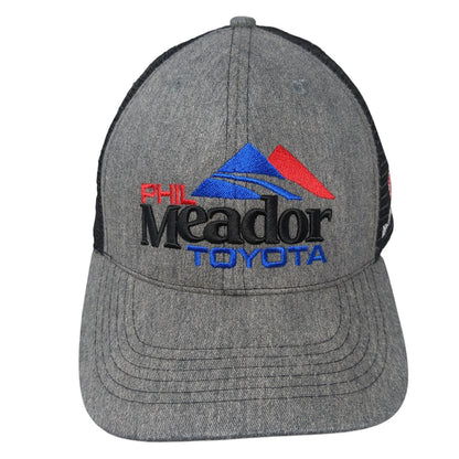 Phil Meador Toyota Snapback Trucker Hat Gray One Size Mesh Back Adjustable