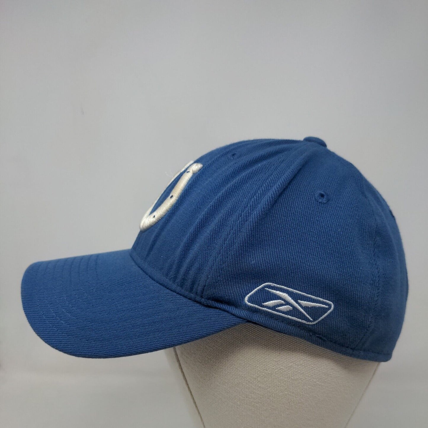 Reebok NFL Indianapolis Colts Fitted Hat Blue OSFA Embroidered Logo