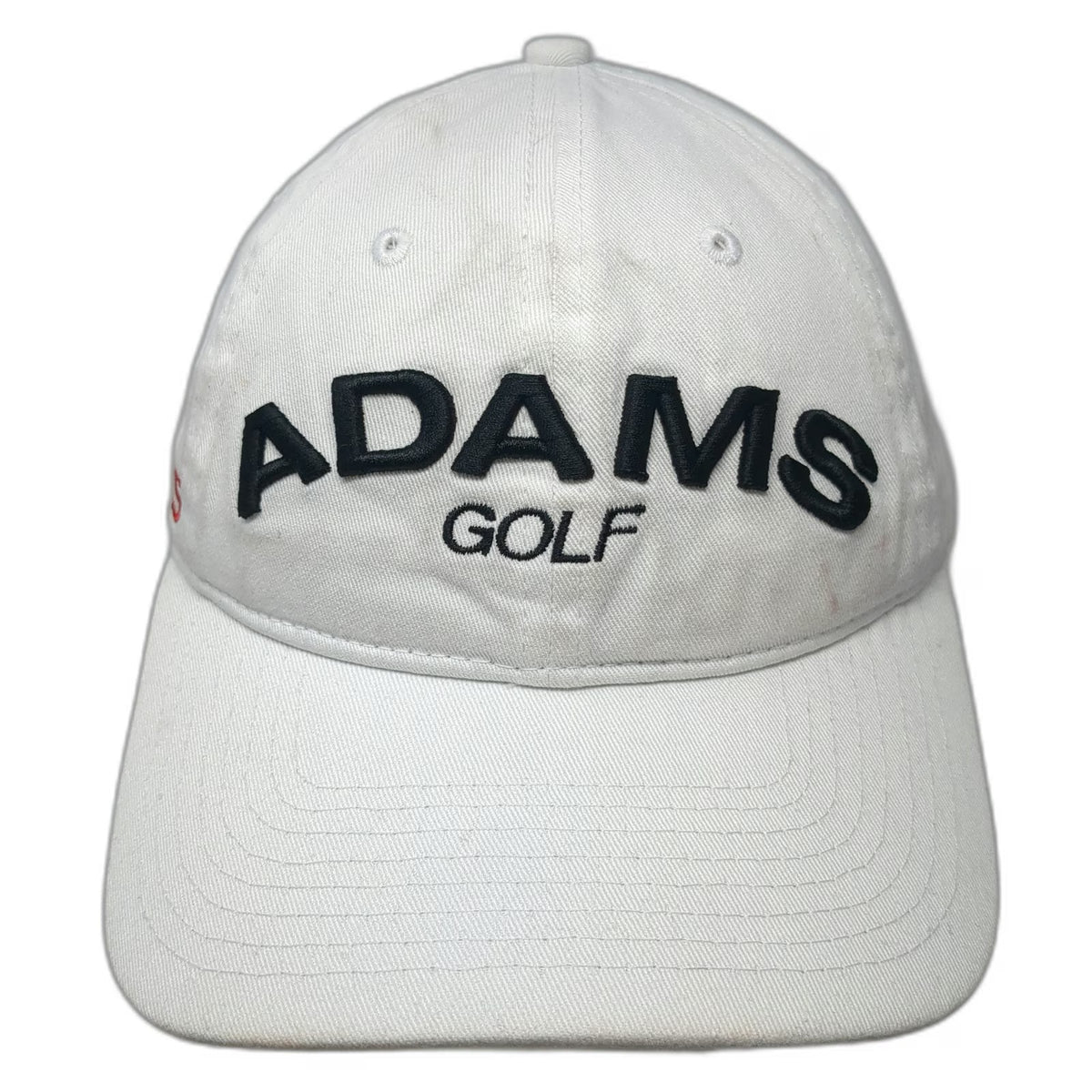 New Era Adams Golf White One Size Baseball Cap Slideback Super S Adjustable Hat
