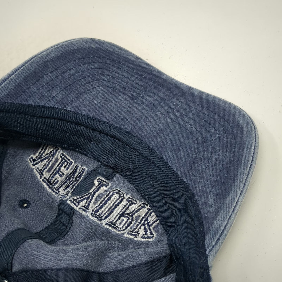 BJB Baseball Cap Blue One Size New York City Est 1625 Embroidered Slideback Hat