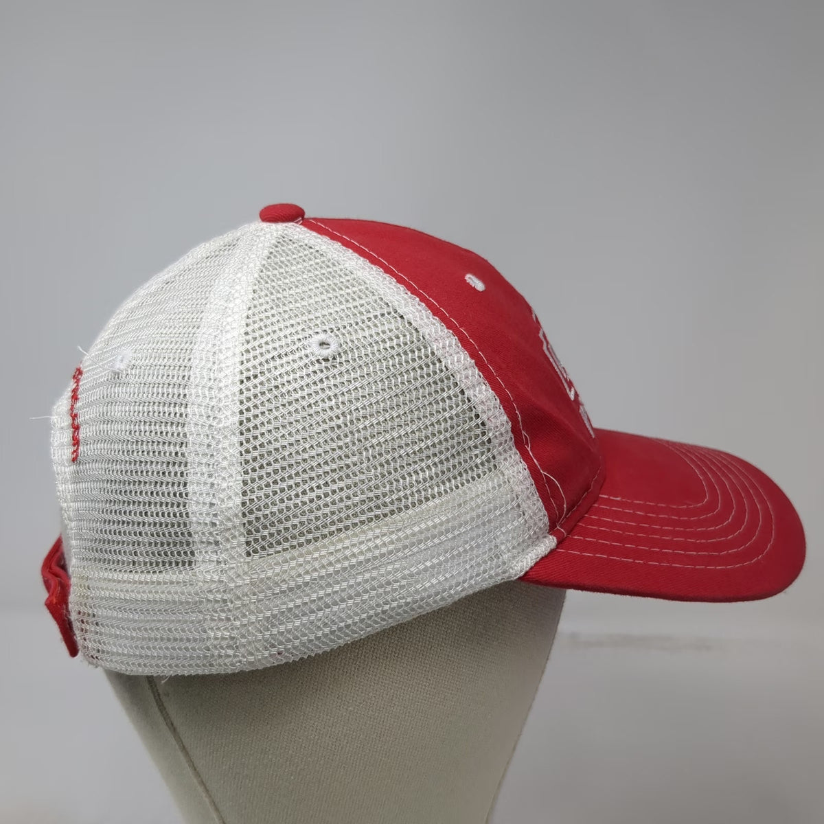 Lowe's ProServices Red One Size Baseball Cap Mesh Back Embroidered Hat Strapback
