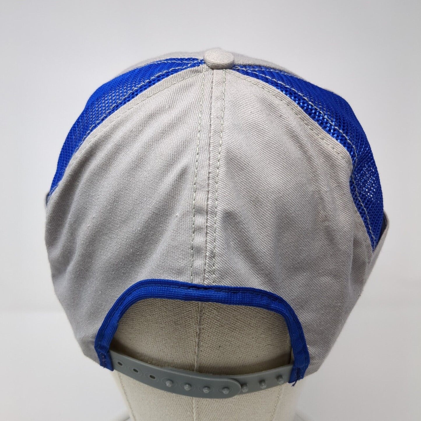 Elanco Sonalan Snapback Hat Gray One Size Adjustable Embroidered Mesh Rope