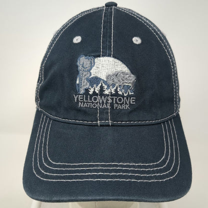 Prairie Mountain Baseball Cap Blue One Size Yellowstone National Park Hat Bear